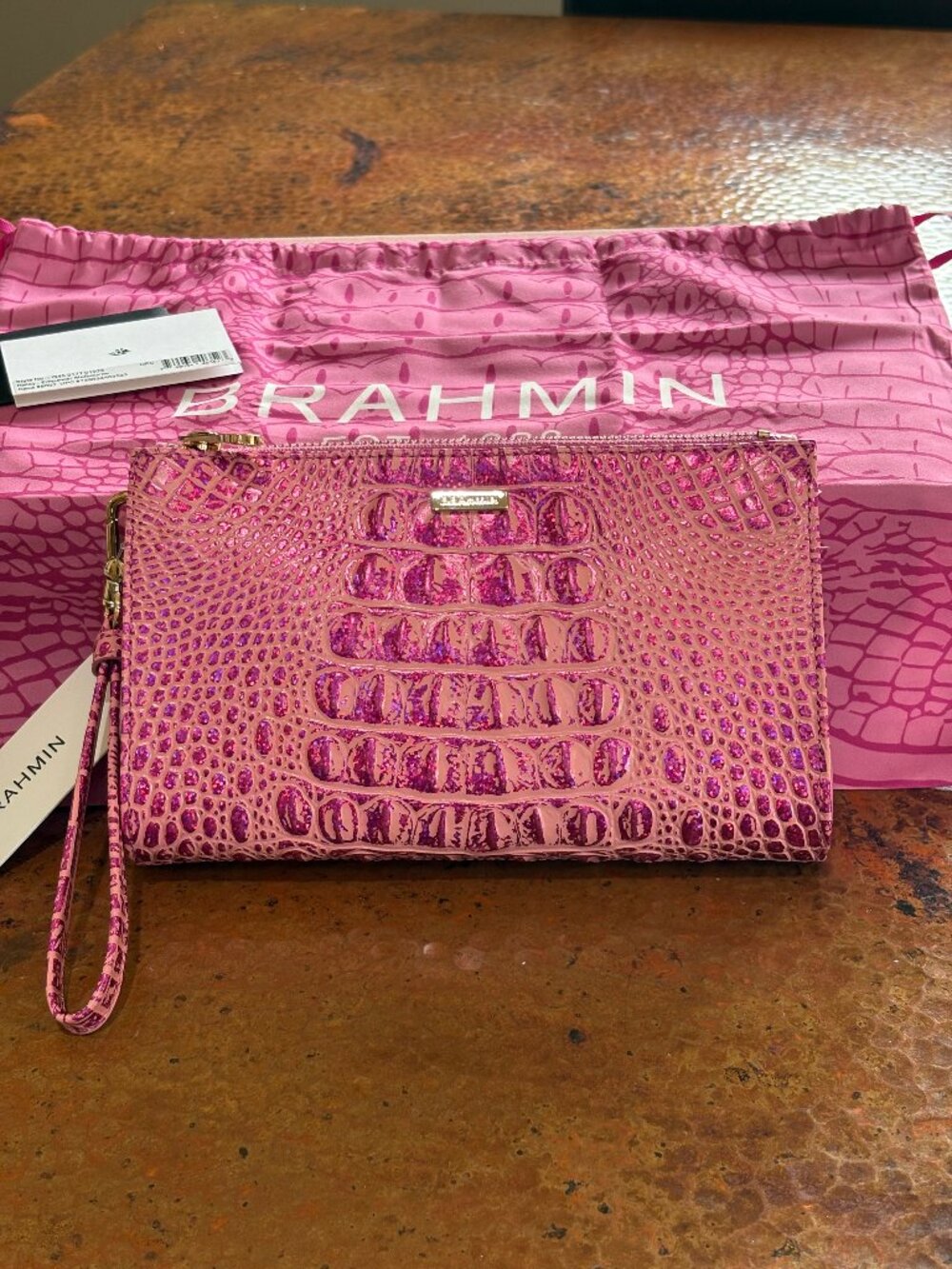 Brahmin Daisy Limited Edition Empower Wristlet